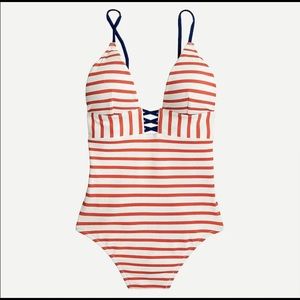 J. Crew Crisscross One-Piece Swimsuit